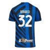 Maglia ufficiale Inter Milan Dimarco 32 Casa 2024-25 per Uomo